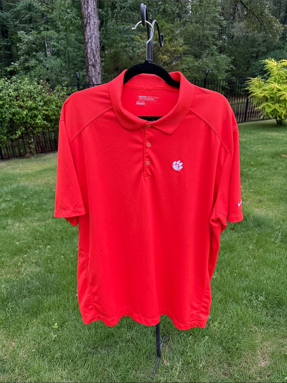 Nike Red Dri-FIT Tour Performance Polo